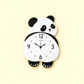 Panda Pendulum Wall Clock for Kids Room - Black & White Trending Accessories White Onesize