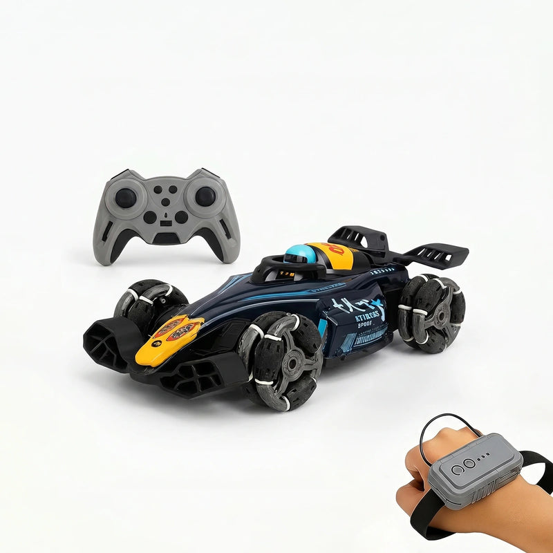 Formula F1 Drift Smoke Car Toy Remote Control Racing Car with Hand Gesture Sensor 360 Stunt Rotation Lights & Music Trending Accessories