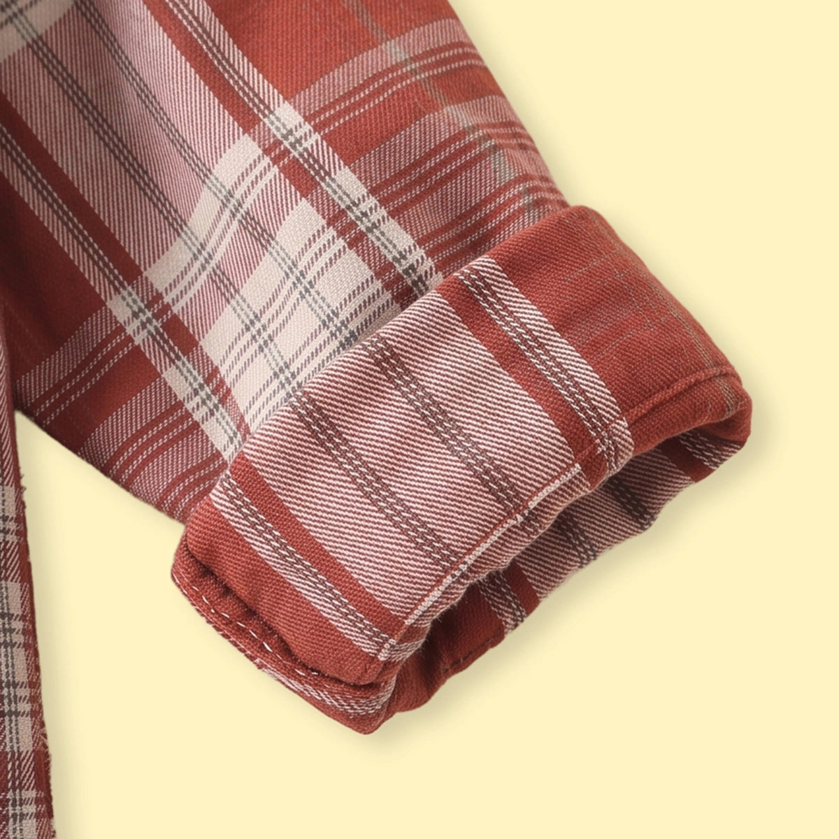 Boys Red Checked Long Sleeve Shirt Shirts
