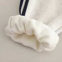 Boys Off White High Neck Zipper Jacket With Jogger Co-ord Sets Sets