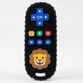 Baby Black Lion Remote-Control Shape Silicone Teether Trending Accessories Black Onesize