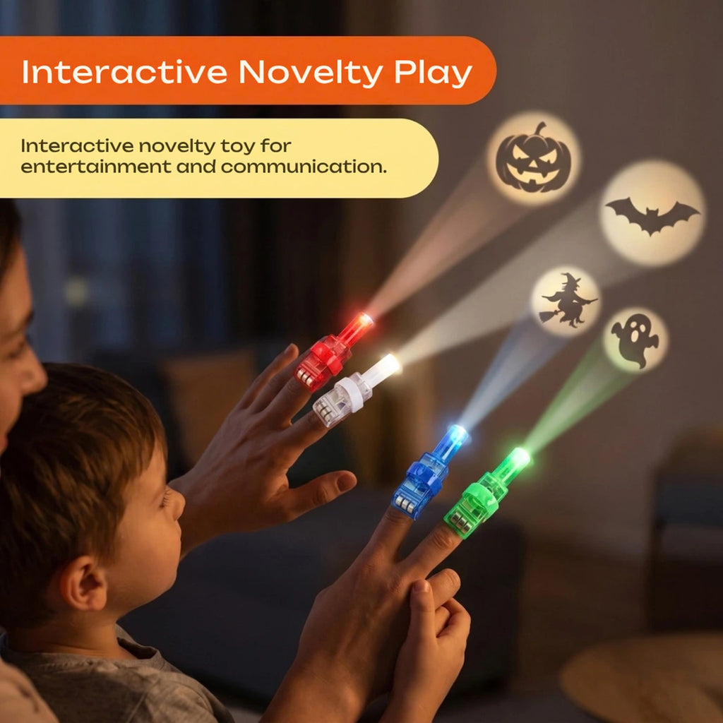 Halloween Finger Projection Lights - LED Projector for Kids Trending Accessories