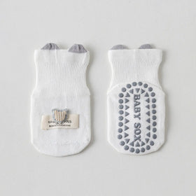 Pack of 6 Multicolour Bear Ear Ankle Length Socks Socks