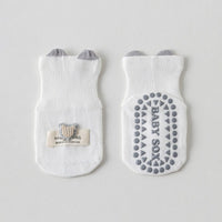 Pack of 6 Multicolour Bear Ear Ankle Length Socks Socks