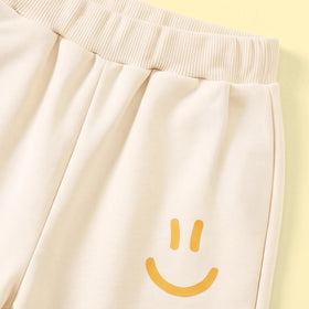 Boys Beige Typographic Sweatshirt & Joggers Co-ord Sets Sets
