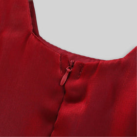 Girls Short Sleeve Square Neck Dress With Bow Casual Dresses   