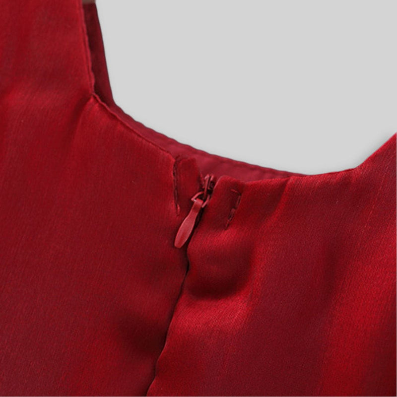 Girls Short Sleeve Square Neck Dress With Bow Casual Dresses   
