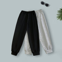 Boy Multicolor Joggers (Pack Of 2) Trackpants & Joggers Multicolor 7-8 Y