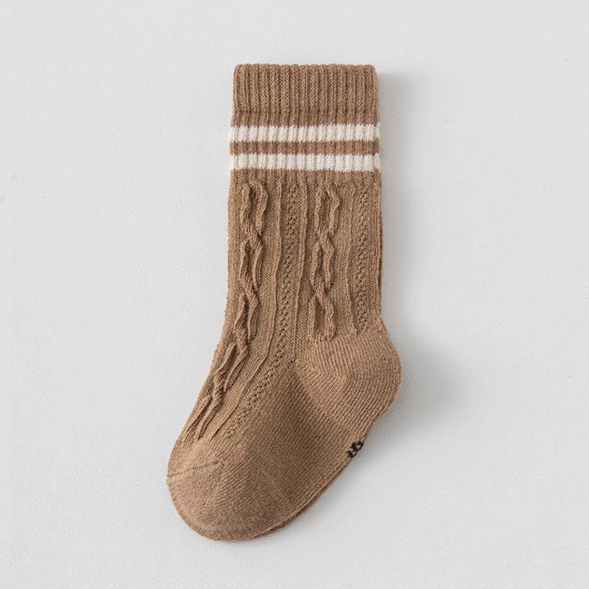 Pack of 6 Boys Multicolour Cable Knit Calf Length Socks Socks