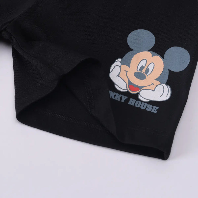 Boys White Mickey Mouse Graphic T-shirt With Shorts Sets 2 pc. Sets