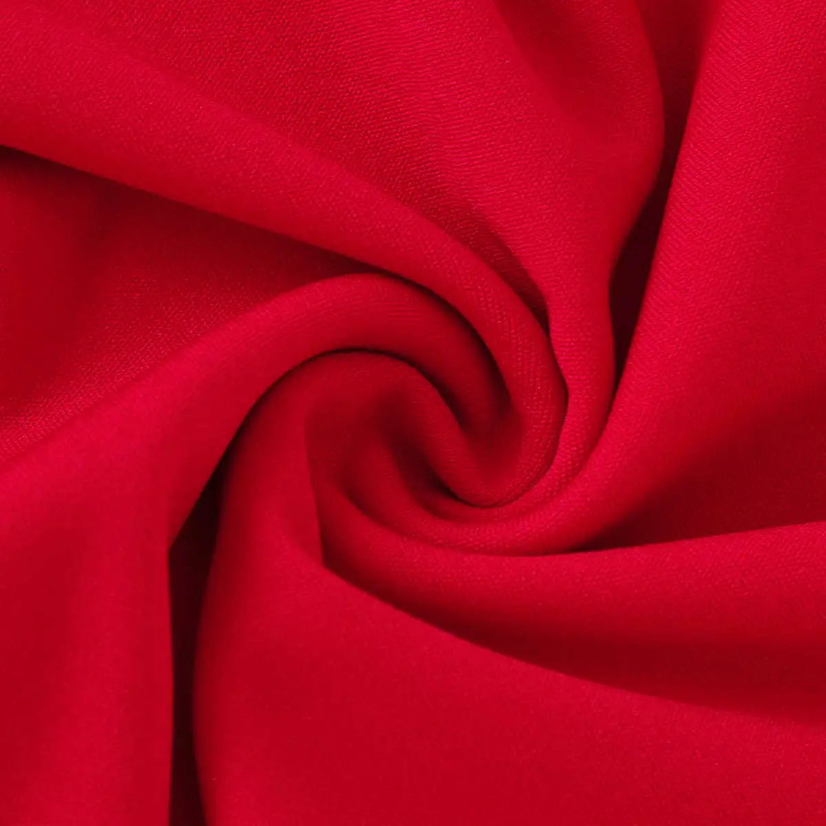 Girls Red Solid Bow Long Sleeves A-line Dress Casual Dresses