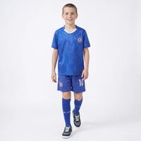 Boys Royal Blue Short Sleeve Graphics Print T-Shirt With Shorts Sets 2 pc. Sets Royal Blue 2-3 Y