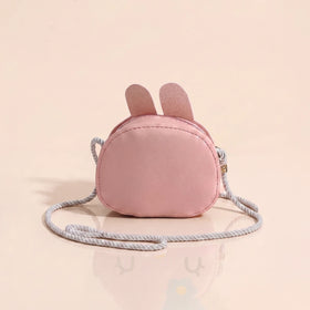 Girls Pink Bunny Print Sling Bag Sling Bags