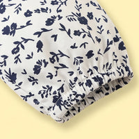 Girls Black Floral Long Sleeve Fit & Flare Dress Casual Dresses