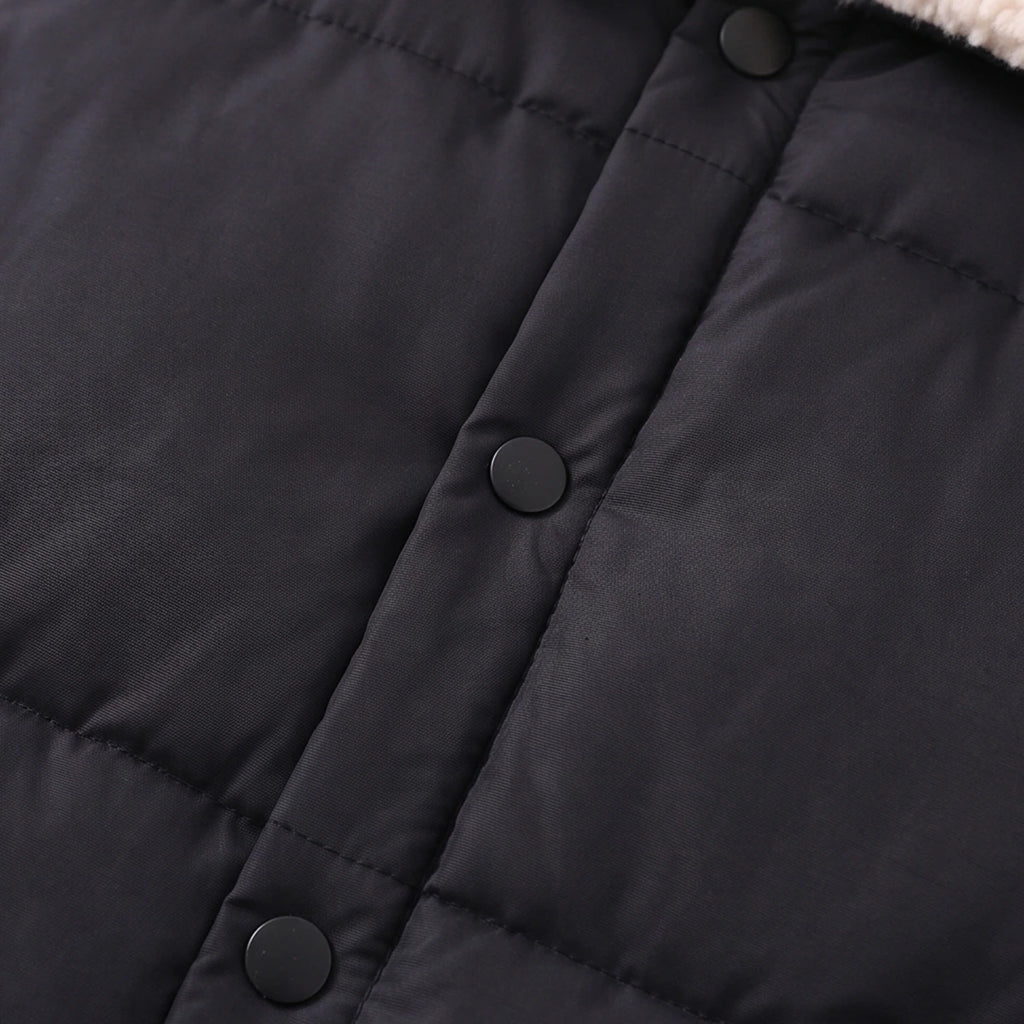 Boys Black Sleeveless Puffer Jacket Coats & Jackets