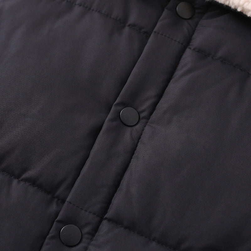Boys Black Sleeveless Puffer Jacket Coats & Jackets