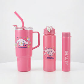Pink 3-in-1 Hydration Bottle Set - Tumbler, Sports & Slim Trending Accessories Pink Onesize