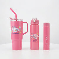 Pink 3-in-1 Hydration Bottle Set - Tumbler, Sports & Slim Trending Accessories Pink Onesize