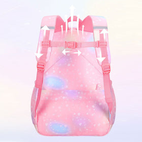 Girls Pink Multi-Compartment School Backpack Trending Accessories