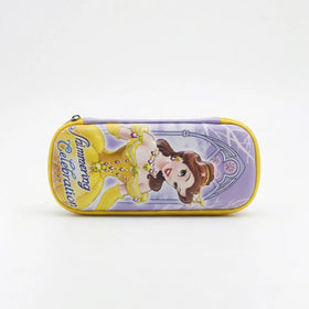 Princess Hard Case Pencil Pouch for Girls Trending Accessories Yellow Onesize