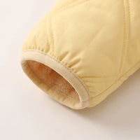 Girls Yellow Long Sleeve Hooded Puffer Jacket Coats & Jackets