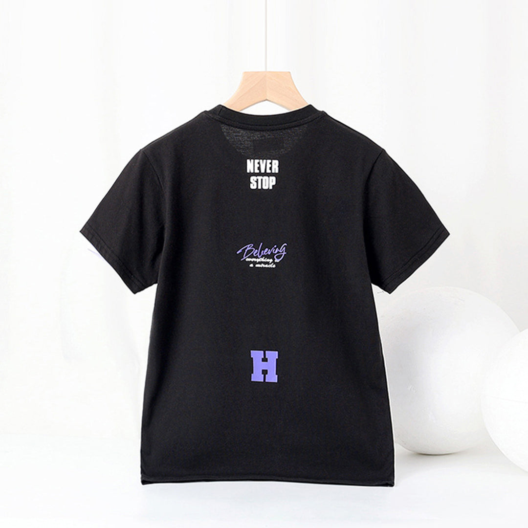 Boys Printed Short Sleeves T-Shirt Tshirts   