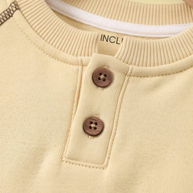 Girls Yellow Sweatshirt & Joggers Co-ord Sets Sets