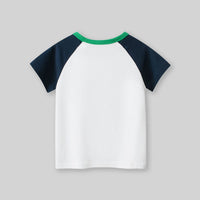 Boys Dinosaur Print Short Sleeves T-Shirt Tshirts   