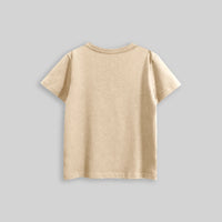 Boys Apricot Graphic Cat Printed Short Sleeves T-Shirt Tshirts