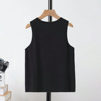 Boys Black Typographic Printed Vest Vests