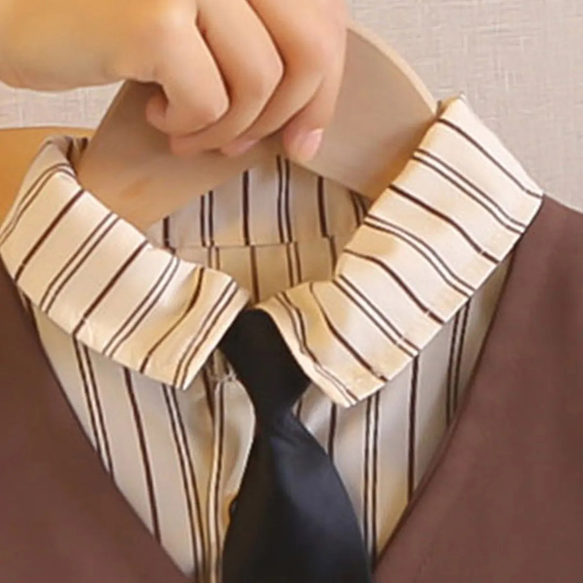 Boys Brown Vest & Shirt With Shorts & Neck Tie Sets Sets