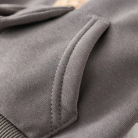 Boys Grey Jacket With Regular Sweatshirt And Trouser Sets 3 pc. Sets