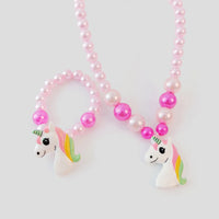 Pack Of 3 Girls Multicolour Princess Beaded Necklace & Bracelet Sets Necklace and Bracelet