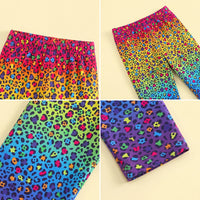 Girls Multicolour Leopard Print Leggings Leggings & Tights