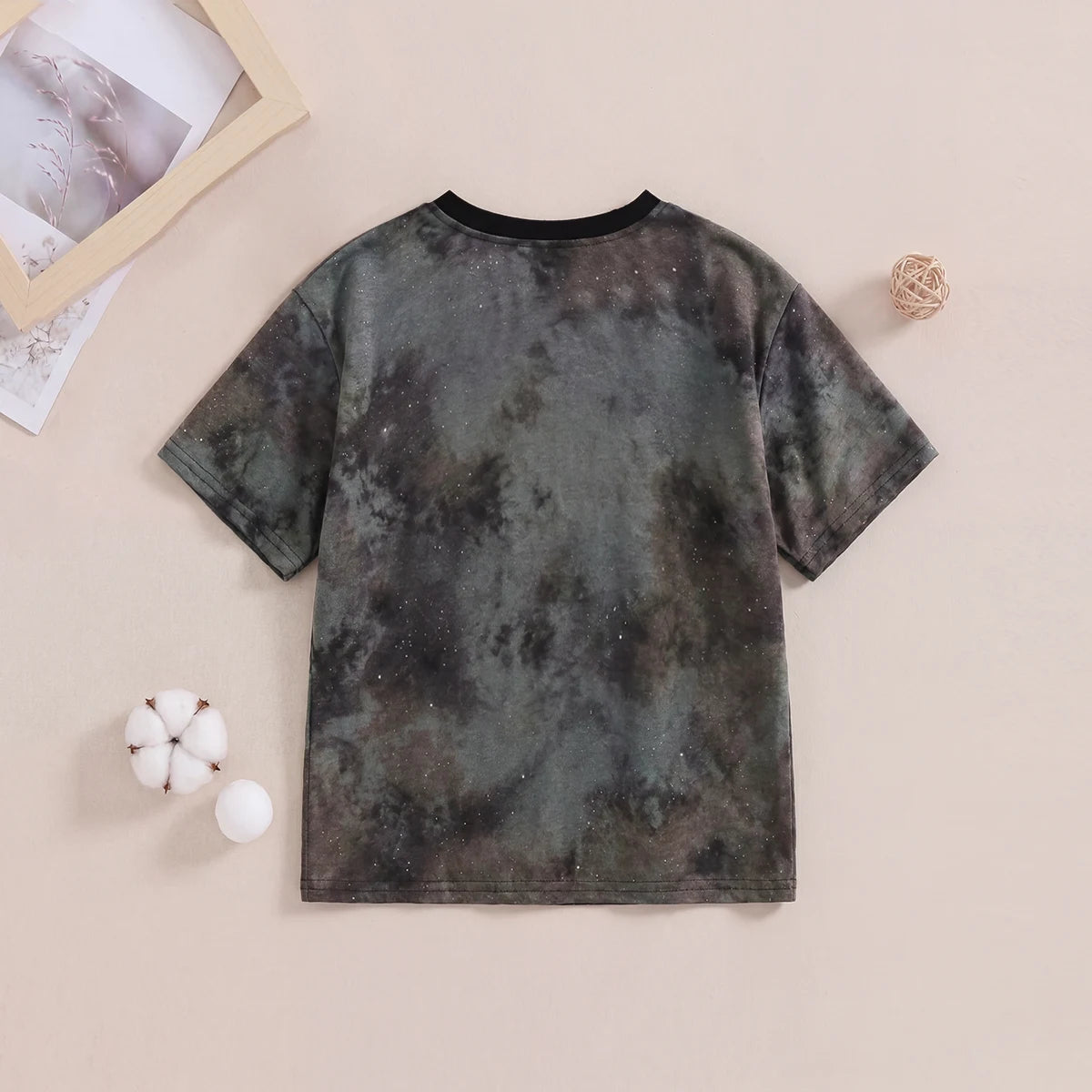Boys Black Bear Print Short Sleeve T-Shirt Tshirts
