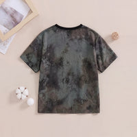Boys Black Bear Print Short Sleeve T-Shirt Tshirts