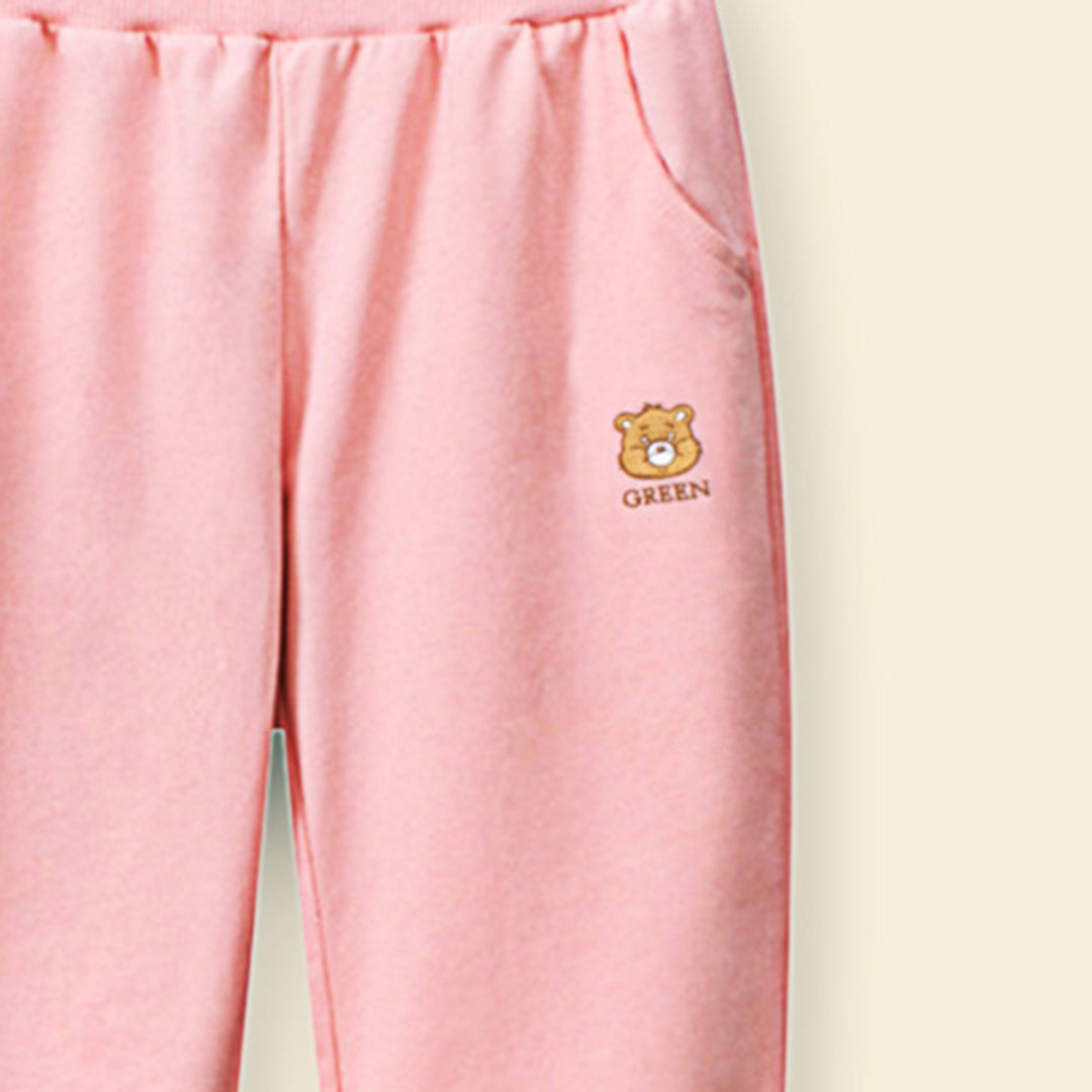 Girls Elasticated Knitted Joggers Trackpants & Joggers   