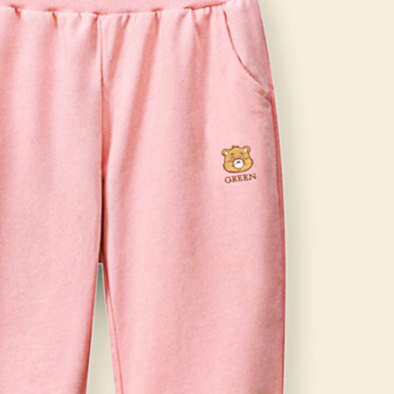 Girls Elasticated Knitted Joggers Trackpants & Joggers   