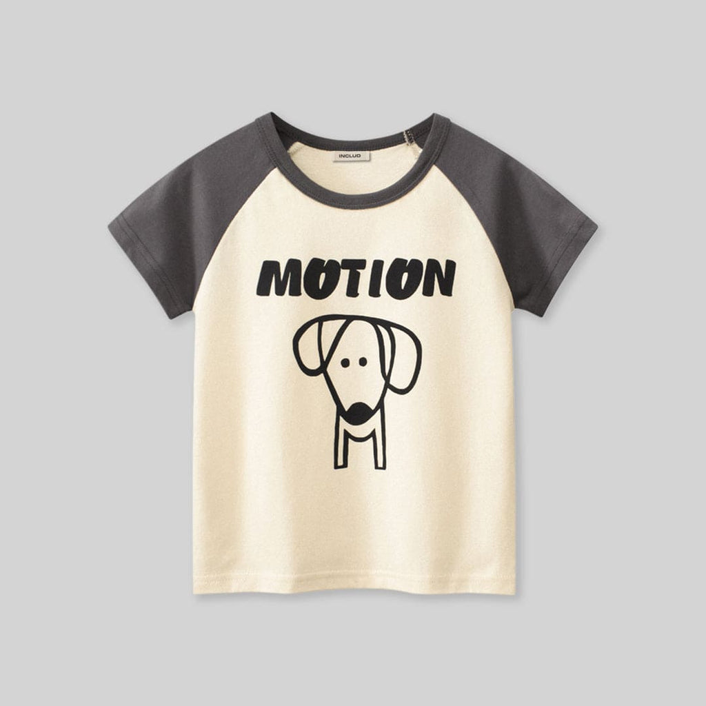 Boys Printed Short Sleeves T-shirt Tshirts   