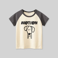 Boys Printed Short Sleeves T-shirt Tshirts   