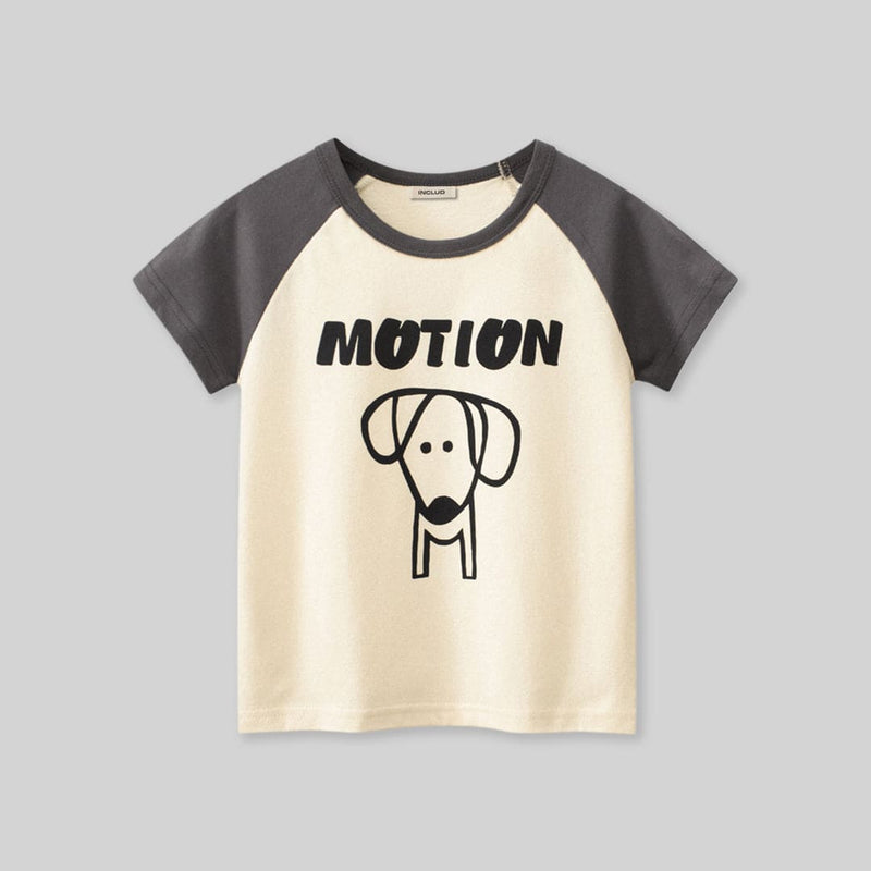 Boys Printed Short Sleeves T-shirt Tshirts   