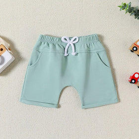 Boys Dinosaur Print Short Sleeves T-shirt With Shorts Set Sets   