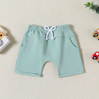 Boys Dinosaur Print Short Sleeves T-shirt With Shorts Set Sets   