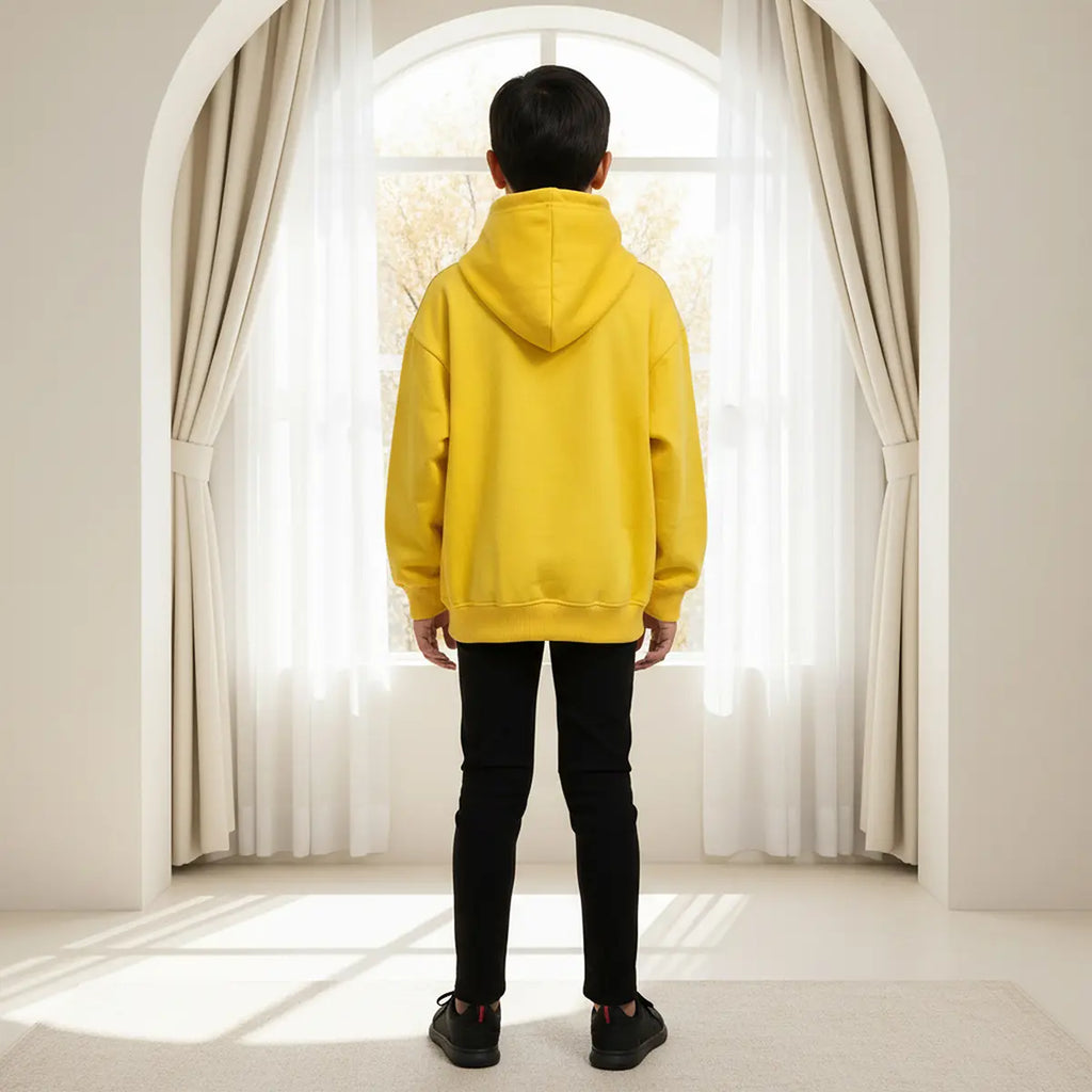 Boys Yellow K-Pop Nova Beat Graphics Hoodies Sweatshirts & Hoodies
