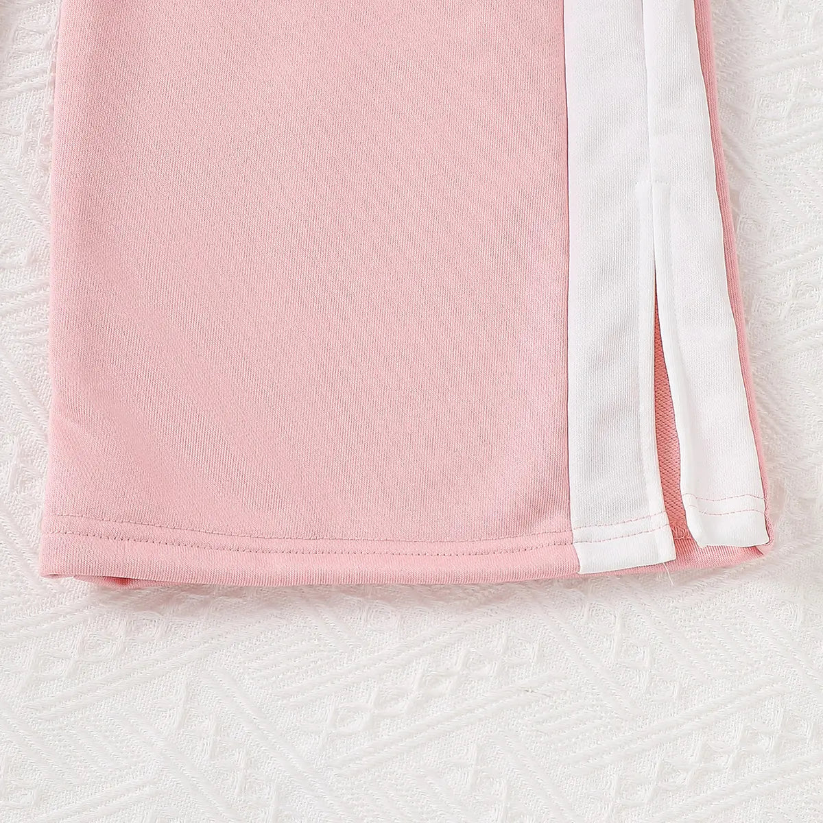 Girls White Bow Details Sweatshirt With Wide Leg Pant Sets Sets