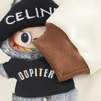 Boys Brown Graphics Printed Sweatshirt With Jogger Sets Sets