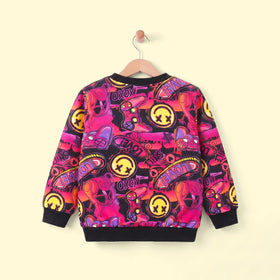 Boys Multicolour Graphic Long Sleeve Sweatshirt Sweatshirts & Hoodies