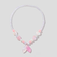 Pack Of 5 Girls Multicolour Mermaid Tail Beaded Necklace Sets Necklace and Chains