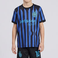 Boys Blue Striped Sports T-Shirt With Shorts Sets 2 pc. Sets