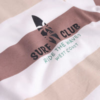 Boys Khaki Stripes And Graphic Print T-Shirt With Elasticated Shorts Sets 2 pc. Sets